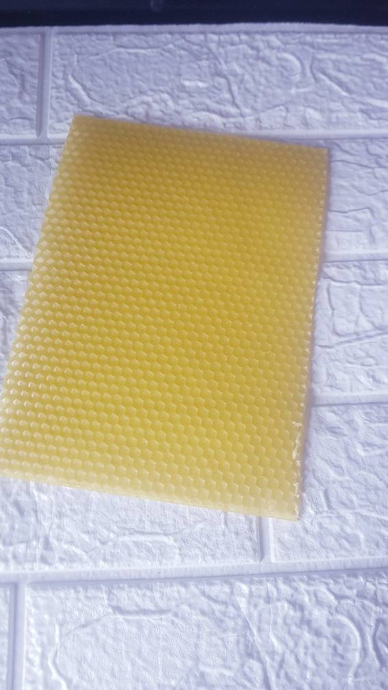 Beeswax Candle Rolling Kit for 6 Candles Complete With Wicks. Etsy UK