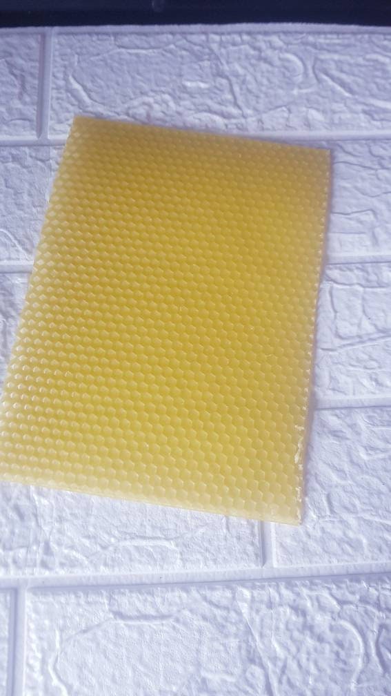 Beeswax Candle Rolling Kit for 6 Candles Complete With Wicks. Etsy UK