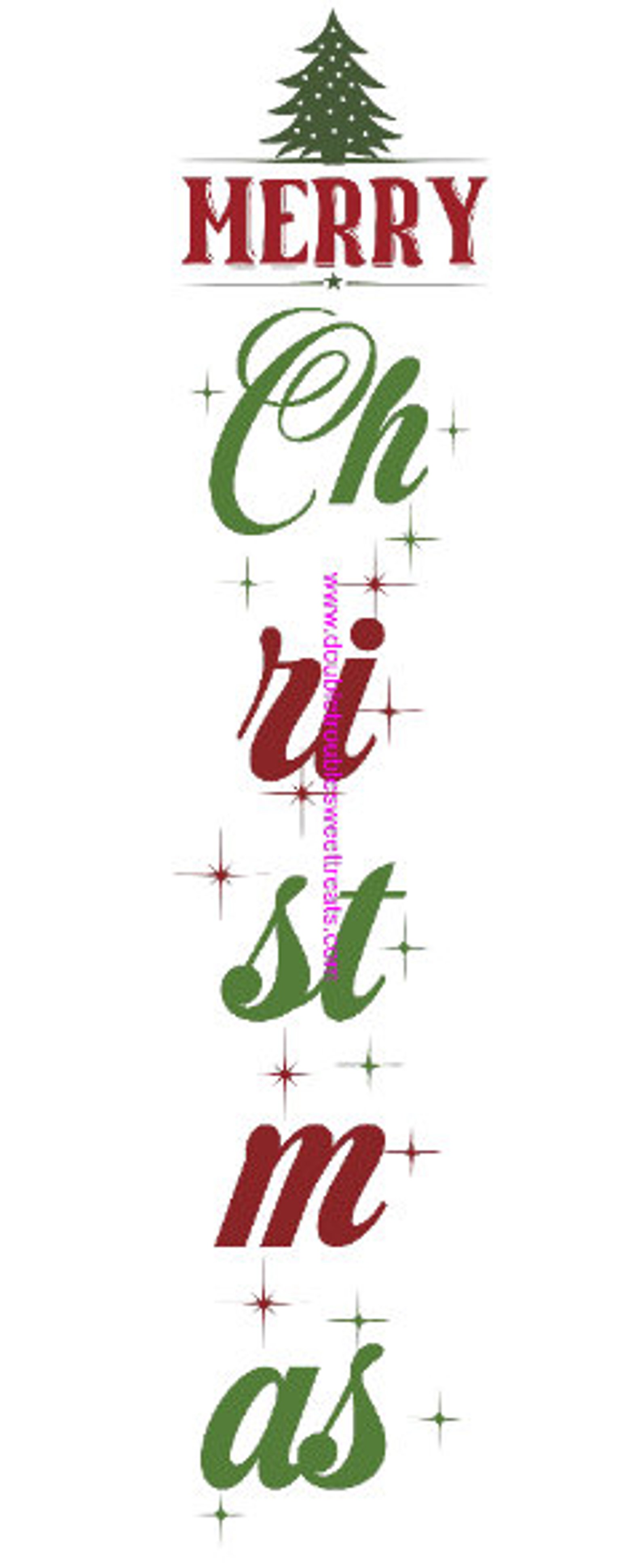 Joyeux Noël vertical Signe SVG, 3 fichiers verticaux pour le signe long