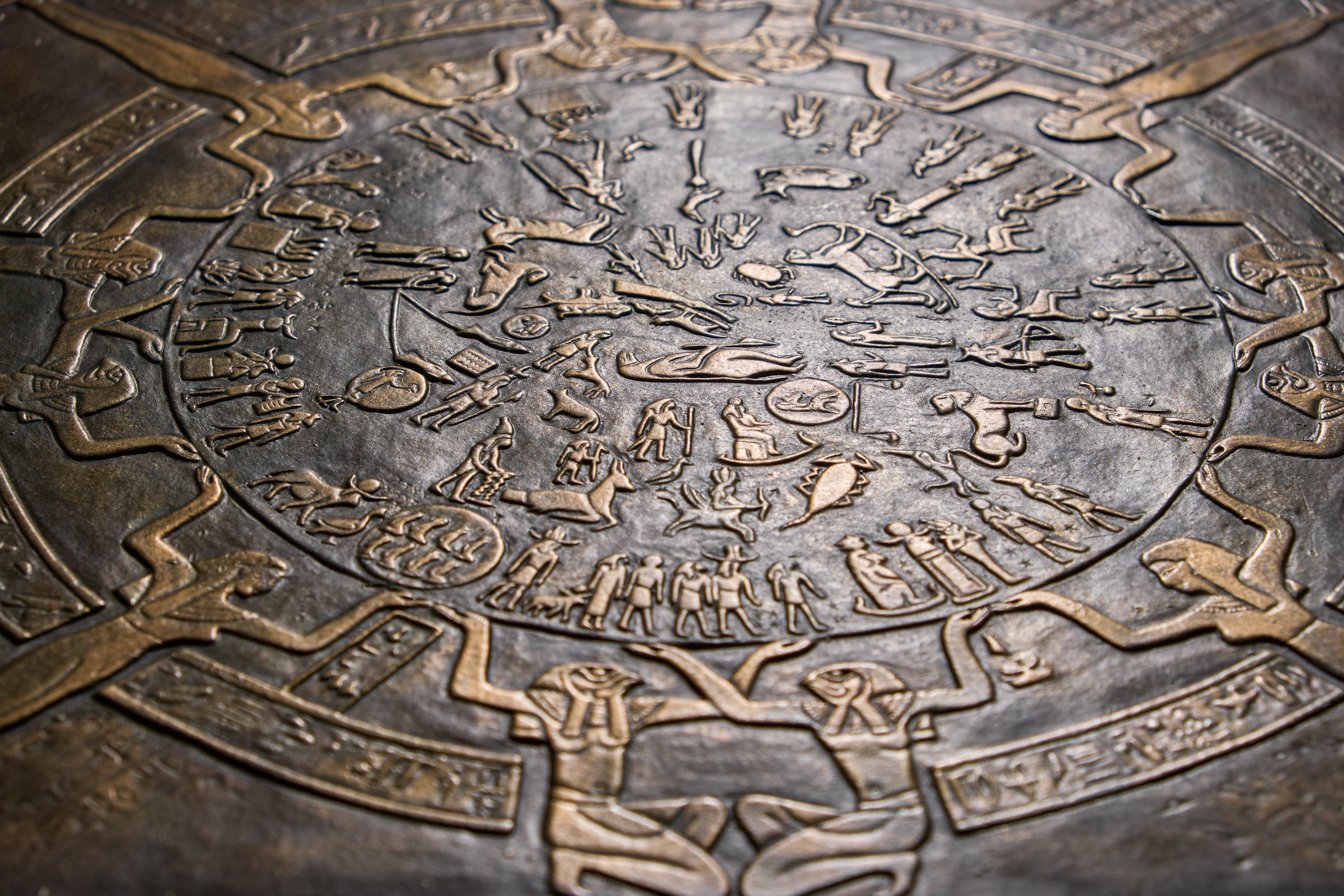 Dendera zodiac replica of the Ancient Egypt original from | Etsy