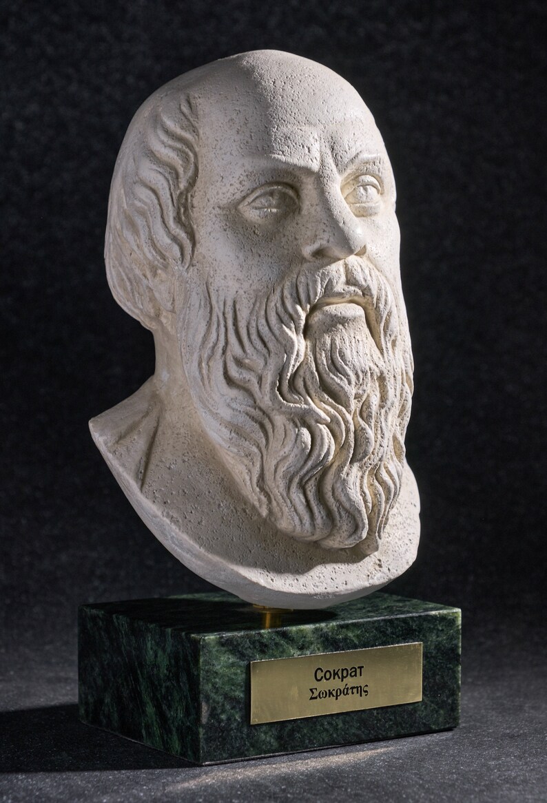 Socrates Bust of the Famous Philosopher Etsy