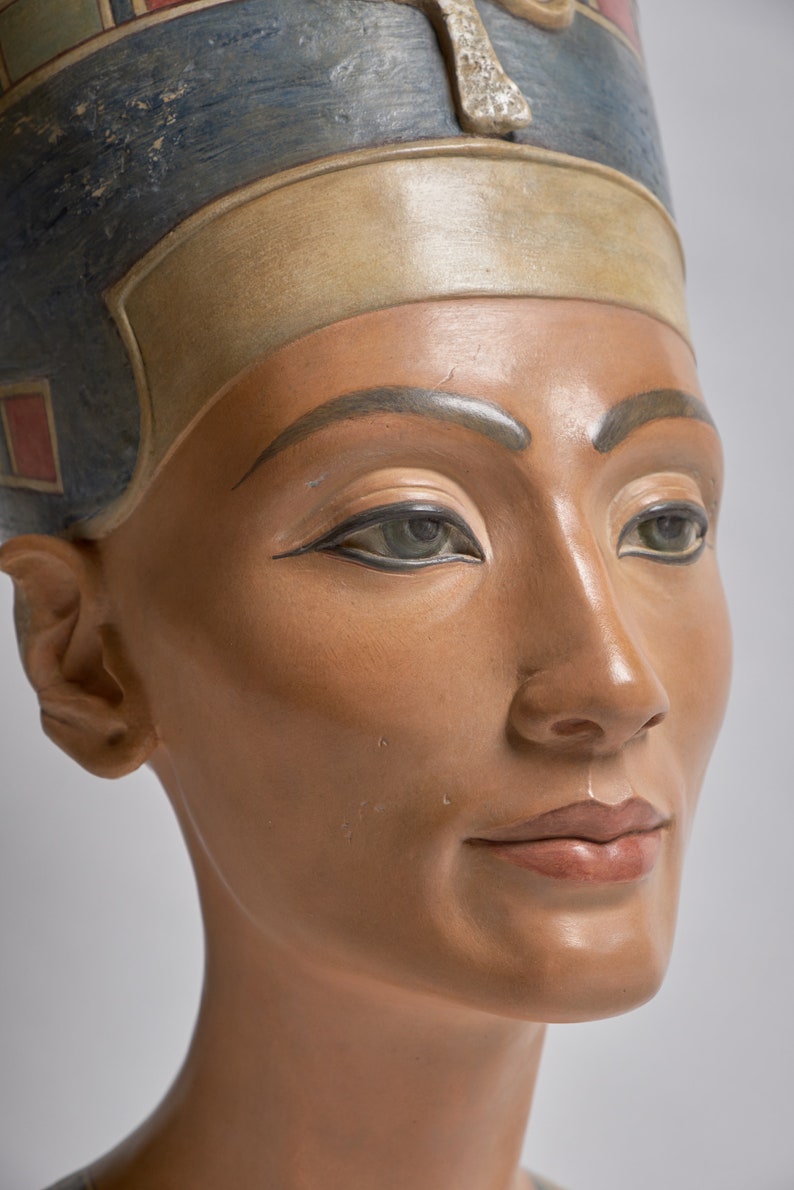 Nefertiti a Copy of the Famous Bust From the Neues Museum Etsy