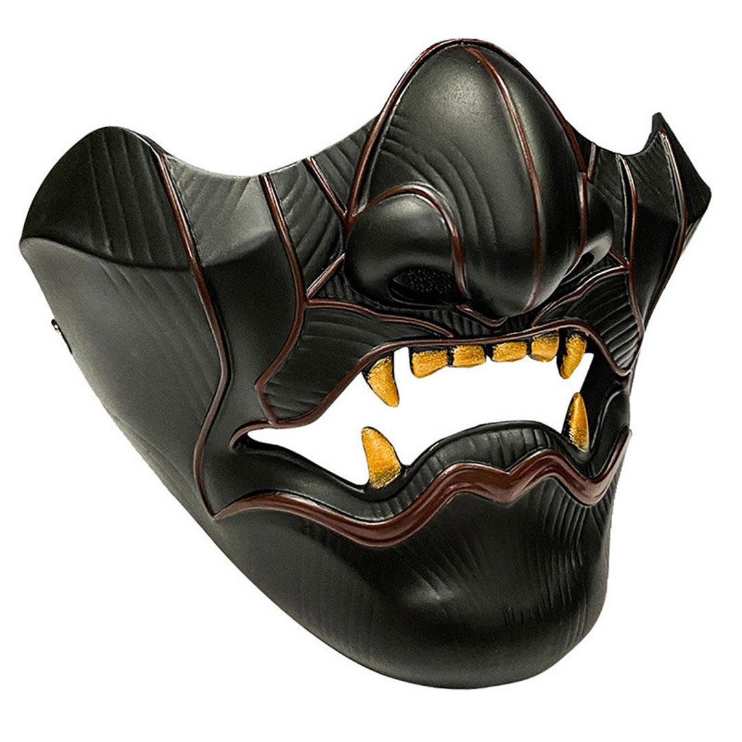 Ghost of Tsushima Half Face Mask Etsy