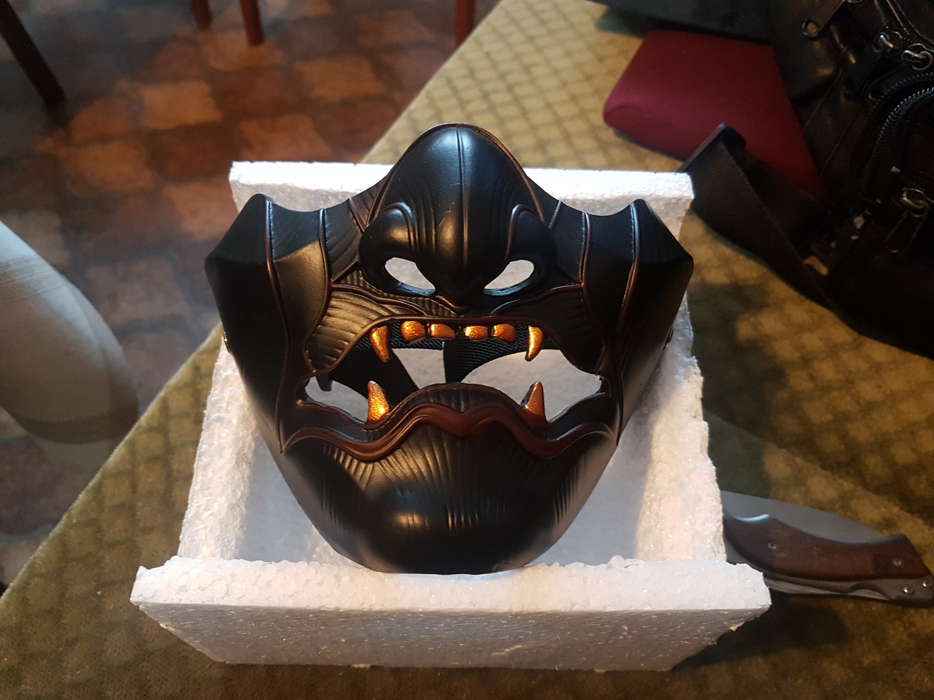 Ghost of Tsushima Half Face Mask Etsy