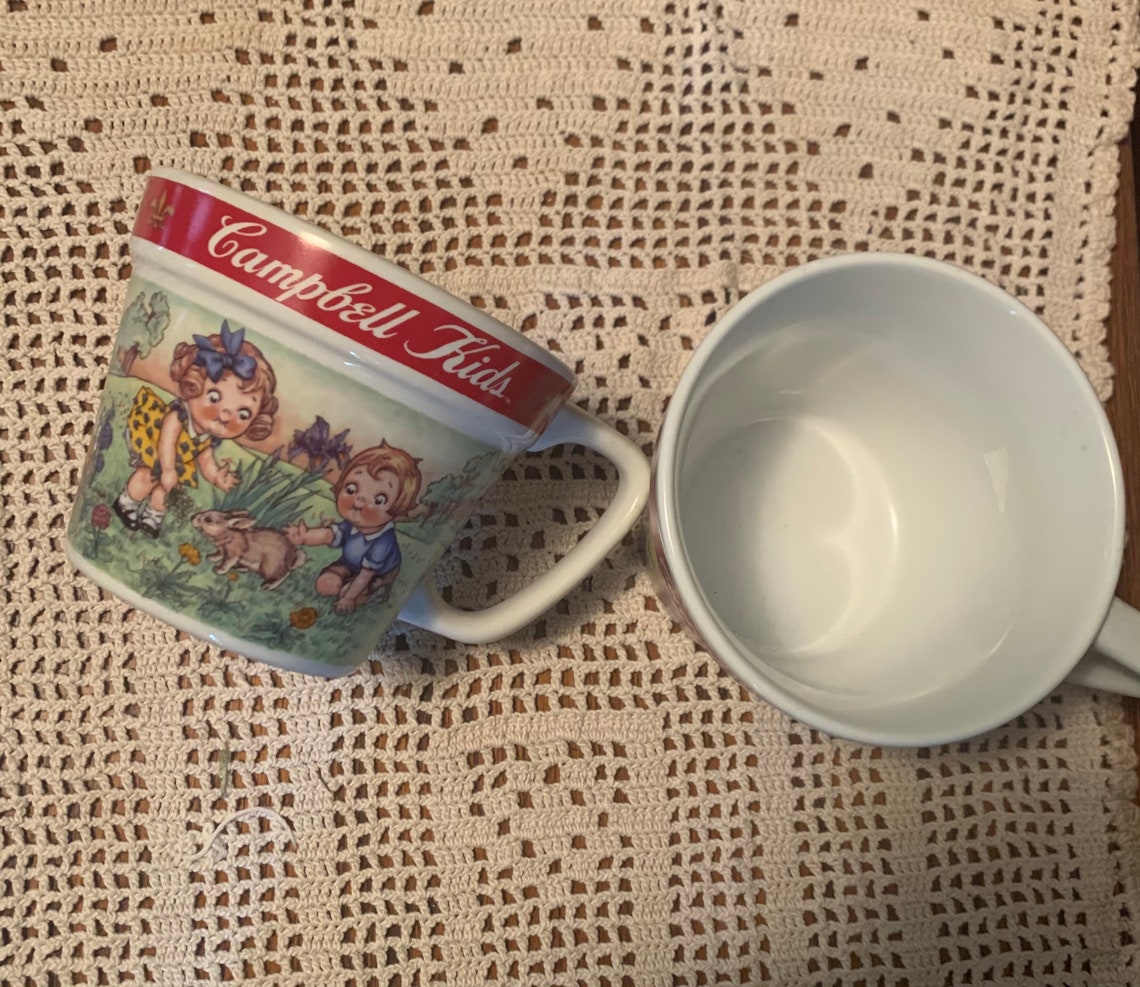Campbells Kids Soup Cup2000 set of 2 Etsy