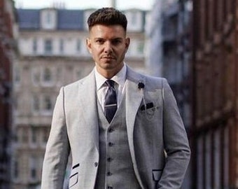 Mens Gray Suit - Etsy
