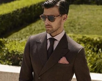 Double Breasted Blazer Sport Coat 
