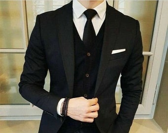 Black Suit - Etsy