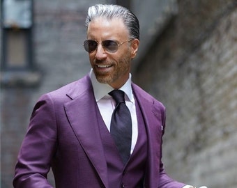 Purple Prom Tuxedo - Etsy