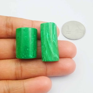 Natural Malachite Plain Unshape Loose Gemstone, Making Women Jewelry Gemstone, Malachite Slices Plain Gems, 25x19x11 to 32x14x11 mmCode- 011