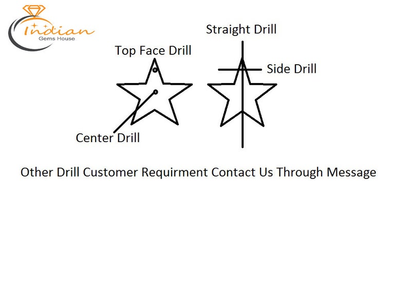 234 Pcs natural AAA rainbow moonstone star carved Gems image 7