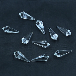 AAA-Qualität natürliche Kristall Quarz facettierte Edelstein-Perlen, klare Quarz-Fancy lose Perlen, handgeschnitzte Fancy Cut Perlen, 21x8MM SALE