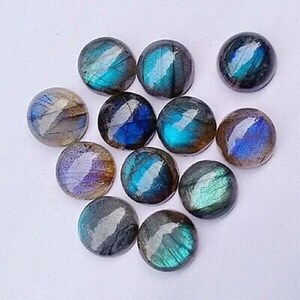 8 mm 10-50 Pieces 100% Natural Chatoyant Labradorite Plain Round Shape Cabochon Loose Gemstone, Wholesale Labradorite Multi Fire Gemstone