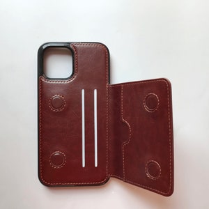 Funda de piel vegana personalizada para iPhone 13/iPhone 12/iPhone 11/iPhone 8/iPhone 7/iPhone XS/iPhone SE, regalo de Año Nuevo
