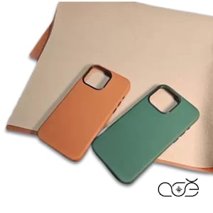Personalised Genuine Leather iPhone 15 Pro Max Case with MagSafe