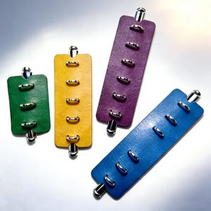 Coussin à anneaux en cuir véritable | Emballage pour 3 anneaux, 4 anneaux et 6 anneaux | Protecteur d'anneau de journal remplaçable | Insert de protection