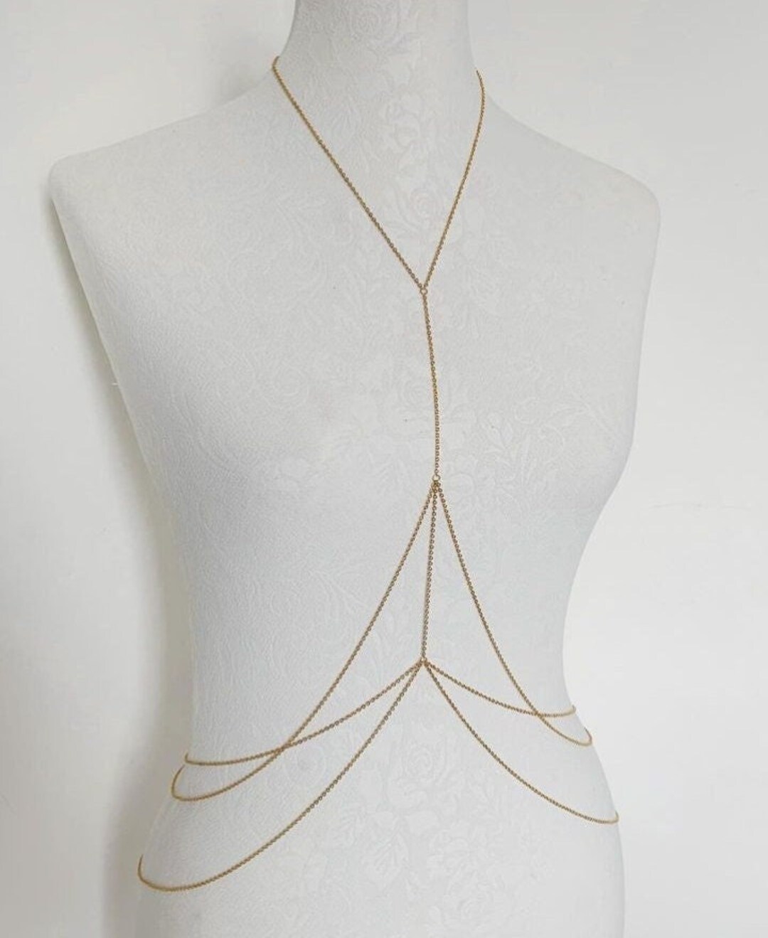 Festival Bra, Gold Bra, Body Chain, Body Jewelry, Rave Outfit, Festival ...