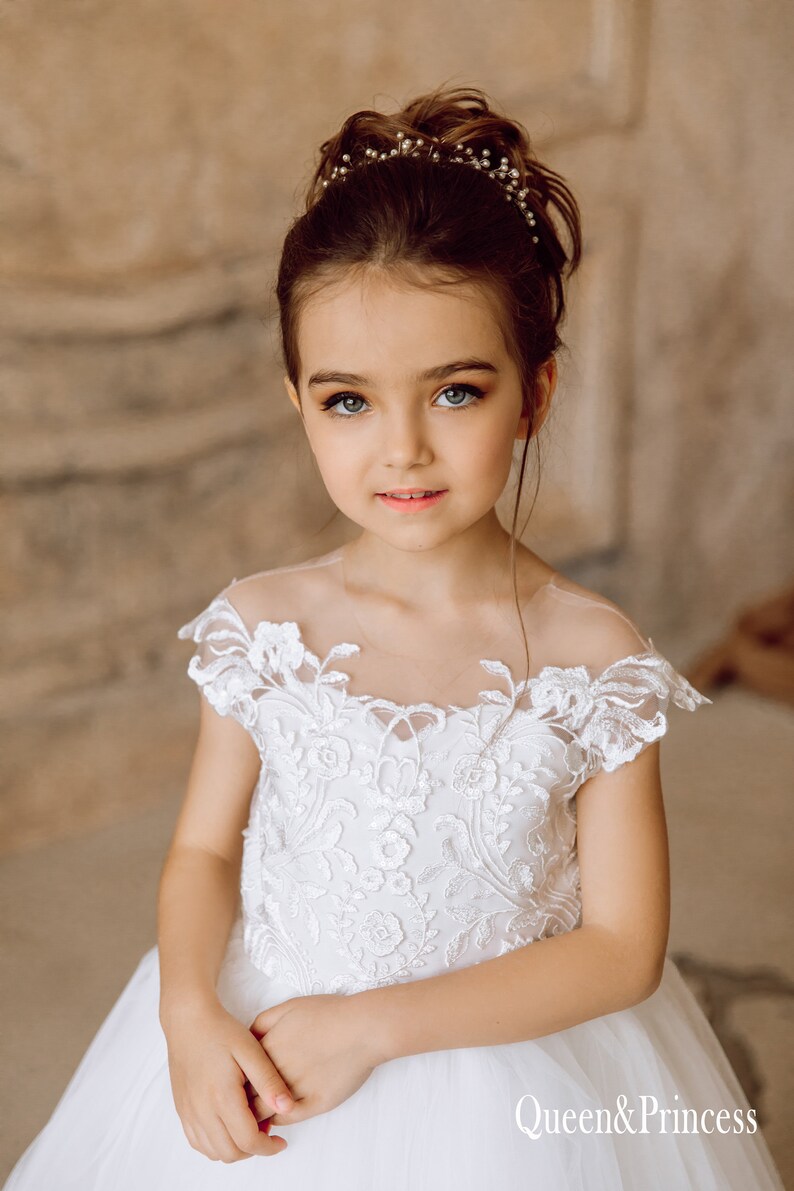 Lace Flower Girl Dress Dress for Photoshoottutu Flower Etsy