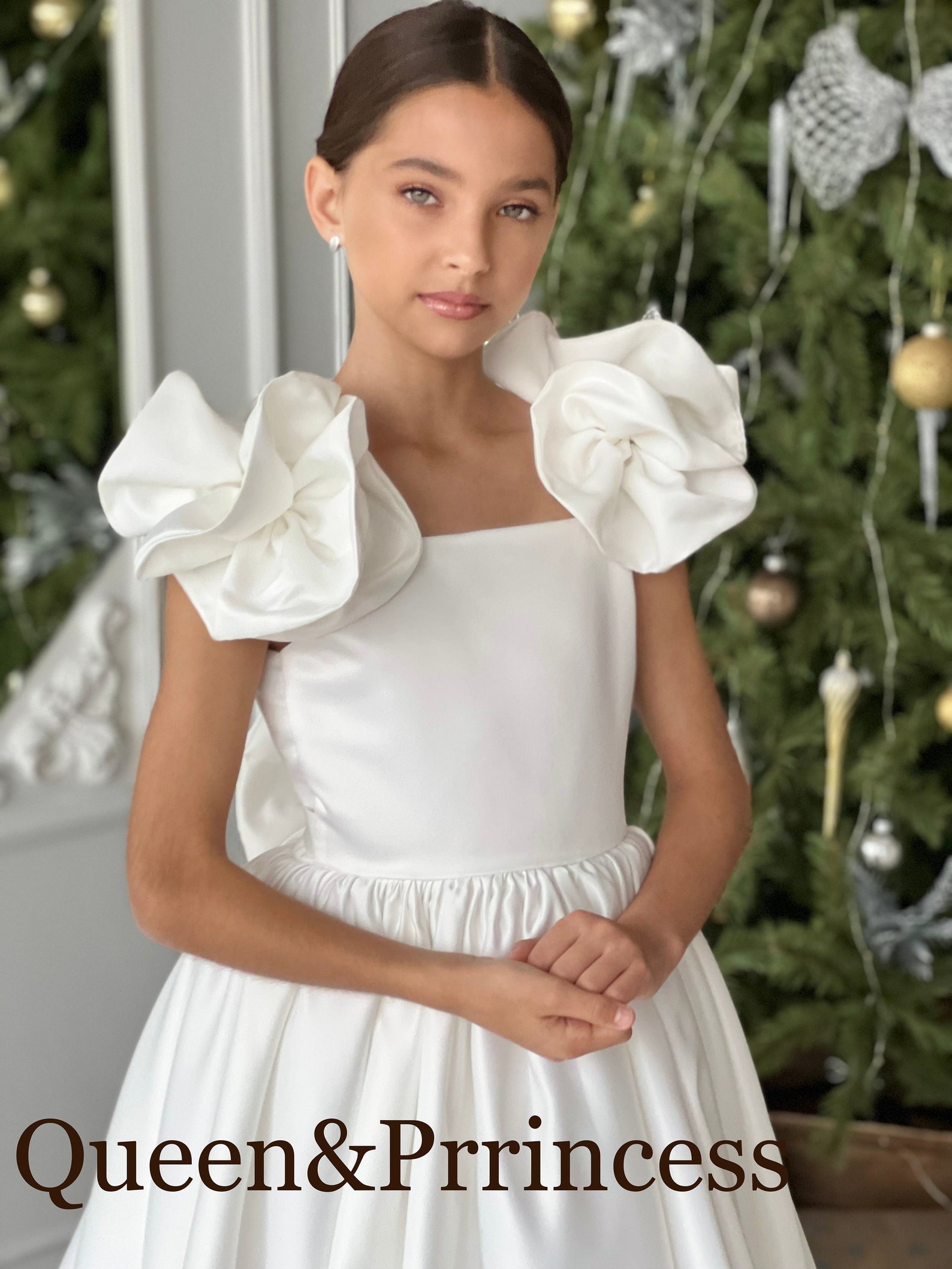 Ivory Flower Girl Dress First Communion Dress Party Girl Etsy