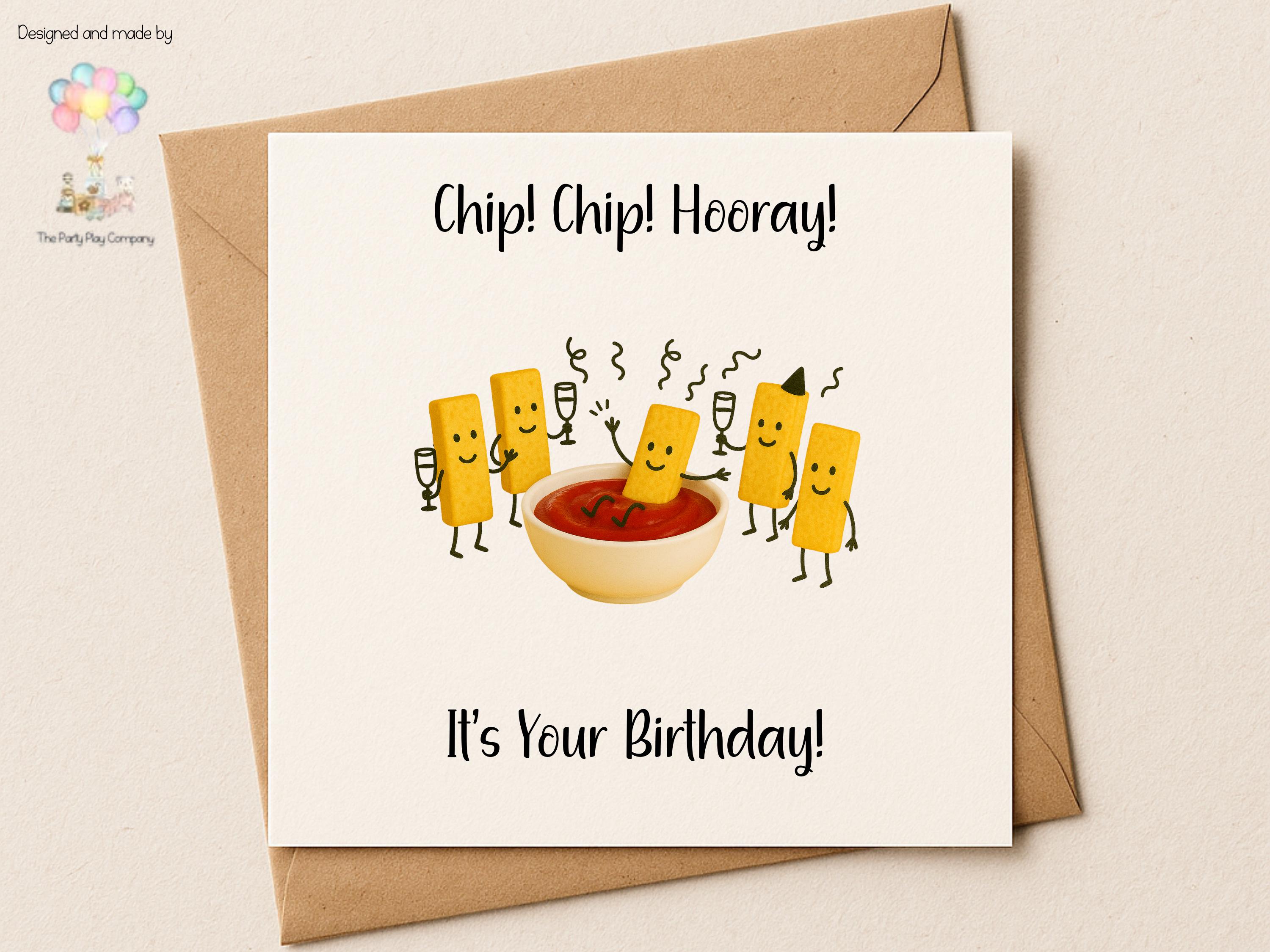 Crisp Birthday Card UK