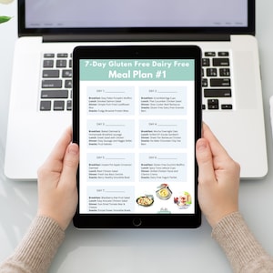 Gluten Free Dairy Free Meal Plan #1 Recipe Book