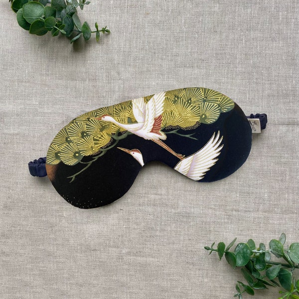 Silk Eye Masks / Silk Sleep Masks / Bamboo Silk Eye Masks/ Japanese / Silk Blindfold /Eco Friendly Gifts