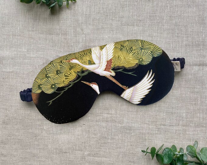 Silk Eye Masks / Silk Sleep Masks / Bamboo Silk Eye Masks/ Japanese / Silk Blindfold /Eco Friendly Gifts