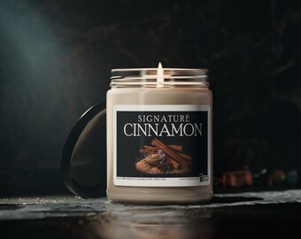 Signature Cinnamon Candle - Duftende Sojakerze | Geschenk Kerze | Deko Kerze | Geschenk für Sie | Geburtstag | Weihnachten | Danksagung