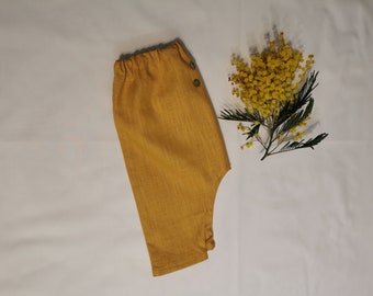Pantalon En Lin Bebe Garcon Etsy