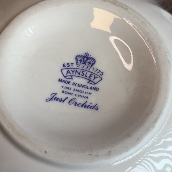 Vintage 1980s Aynsley Fine English Bone China Jus… - image 10