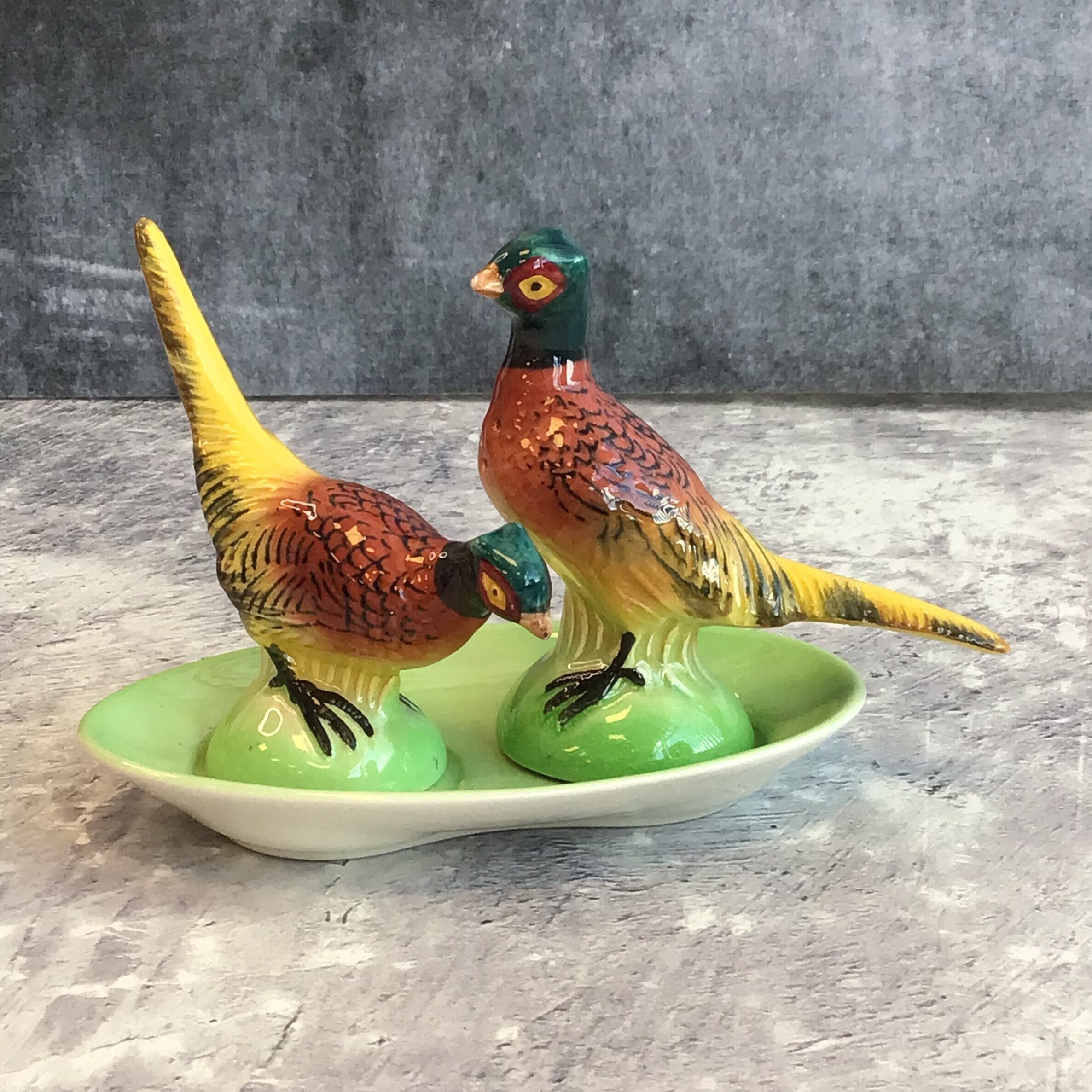 Vintage Carltonware Handpainted China Ceramic Cruet Set of 2 Etsy