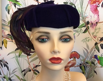 Stunning Vintage 1960s Miss Dior Hat Created by Christian