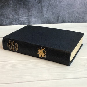The Cloister and The Hearth by Charles Reade, Classic Vintage Book 1933 Edition - Daily Express Pubs, Navy & Gold Binding With Illustrations