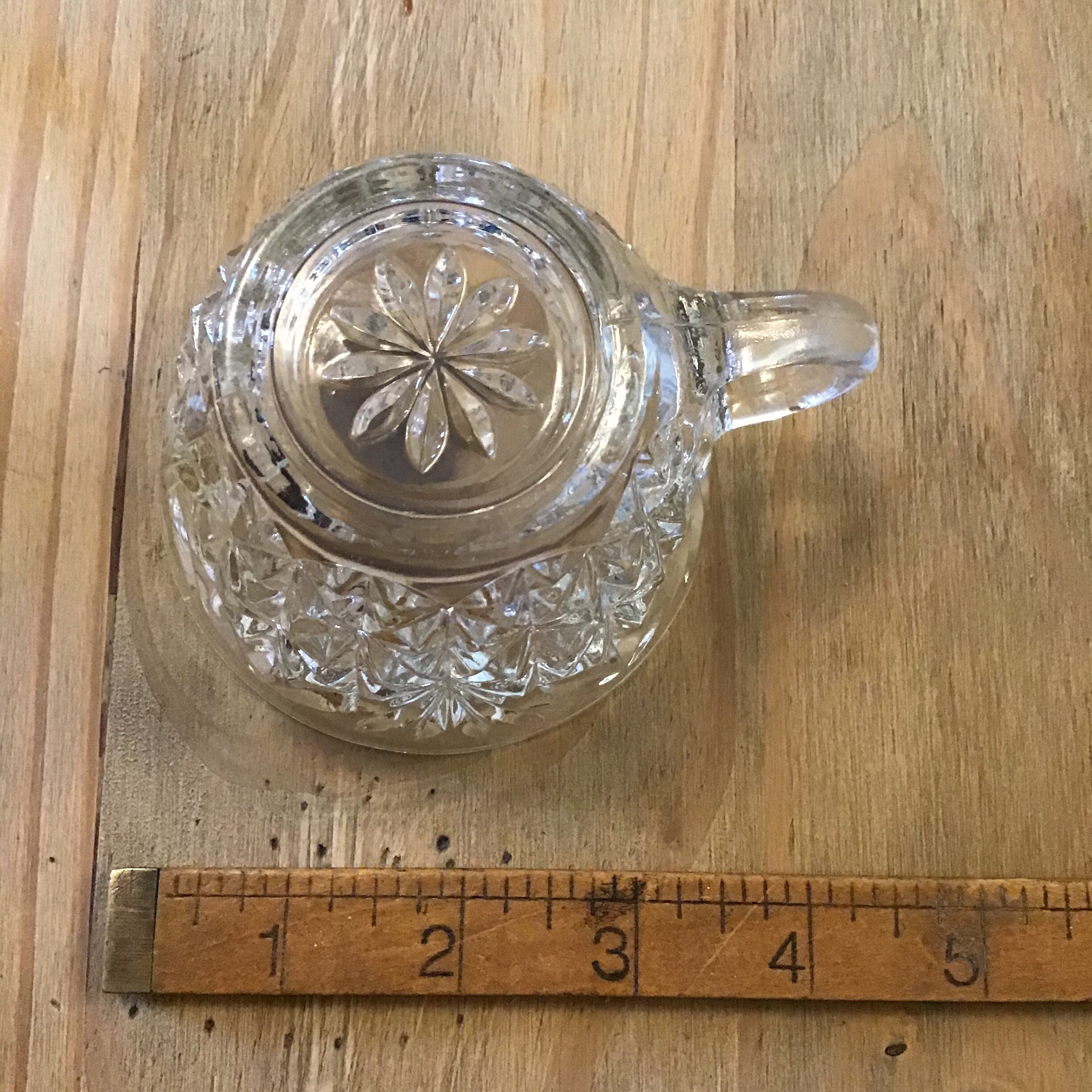 Vintage Pressed Glass Punch Cups Three Mid Century Clear Etsy UK