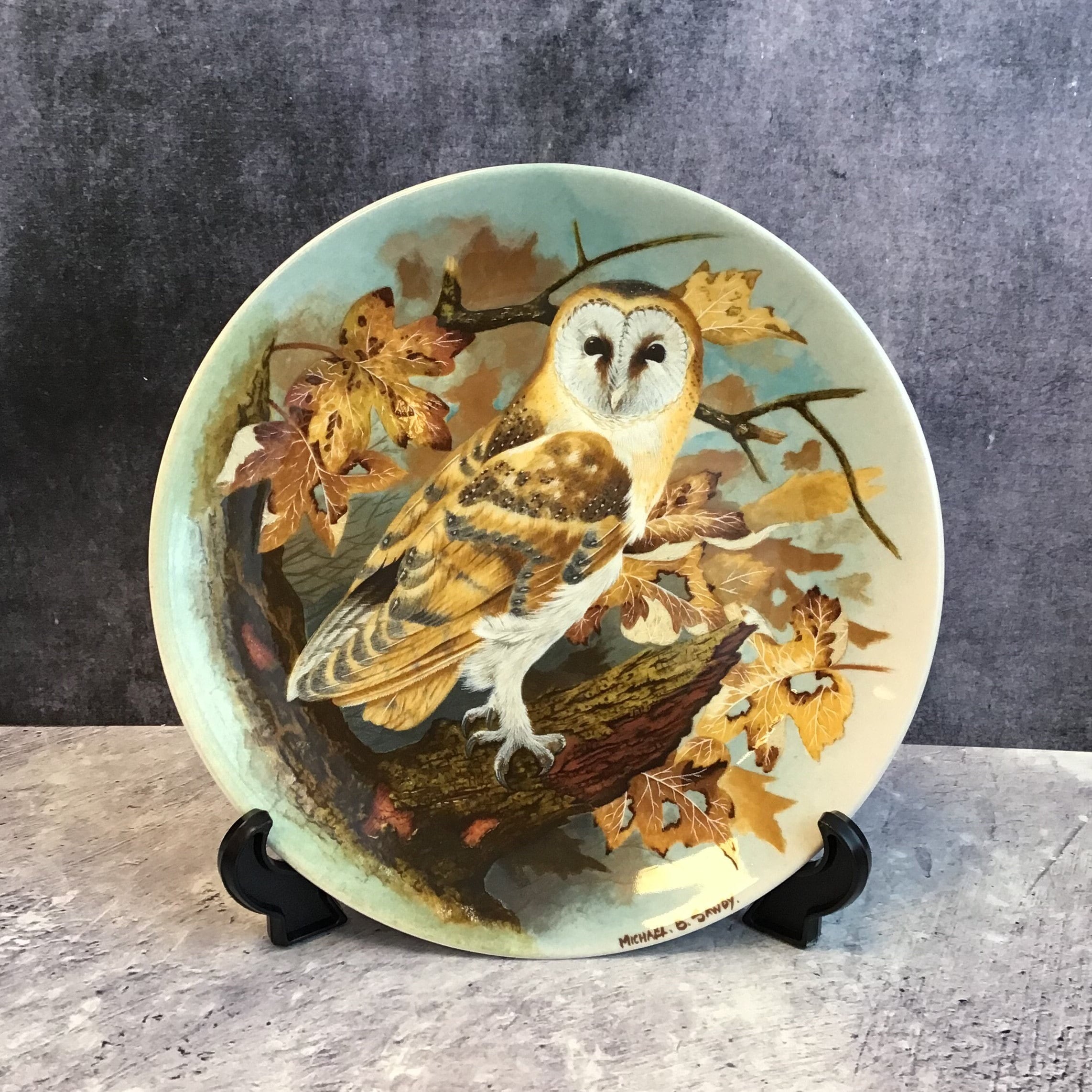 Vintage 1989 Coalport Fine Bone China Signed Collectors Plate