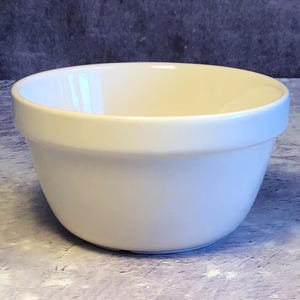 Vintage Mason Cash White Stoneware Small Mixing Bowl / Pudding Basin, Vintage Bakeware