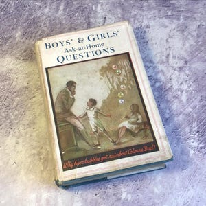 Grande libro antico degli anni '20: Domande da fare a casa per ragazzi e ragazze, di Marian E. Bailey