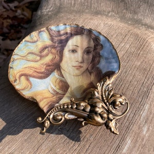 Venus, The Birth of Venus, Botticelli, Gift, Shell Art, Scallop Shell, Shell's Collection, Unique Gift, Mother's Day Gift ,Home Decor, Art,