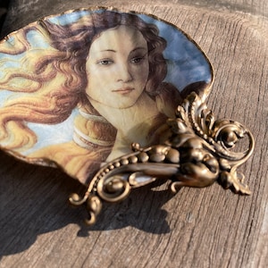 Venus, The Birth of Venus, Botticelli, Gift, Shell Art, Scallop Shell, Shell's Collection, Unique Gift, Mother's Day Gift ,Home Decor, Art, image 8