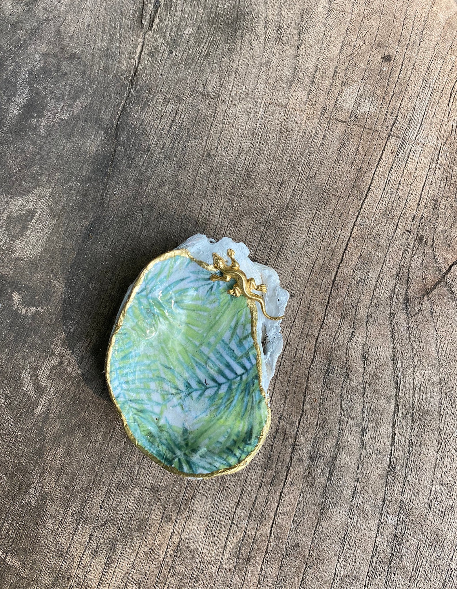 Oyster Shell Decoupage Oyster Shell Decor Sea Shell Etsy UK