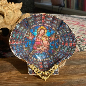 Catholic, Religious Gift, New Home Gift, Shell, Best Friend Gift, Handmade, Gift, Gifts, New Home Gift, Trinket Dish, Friend Gift, Jesus