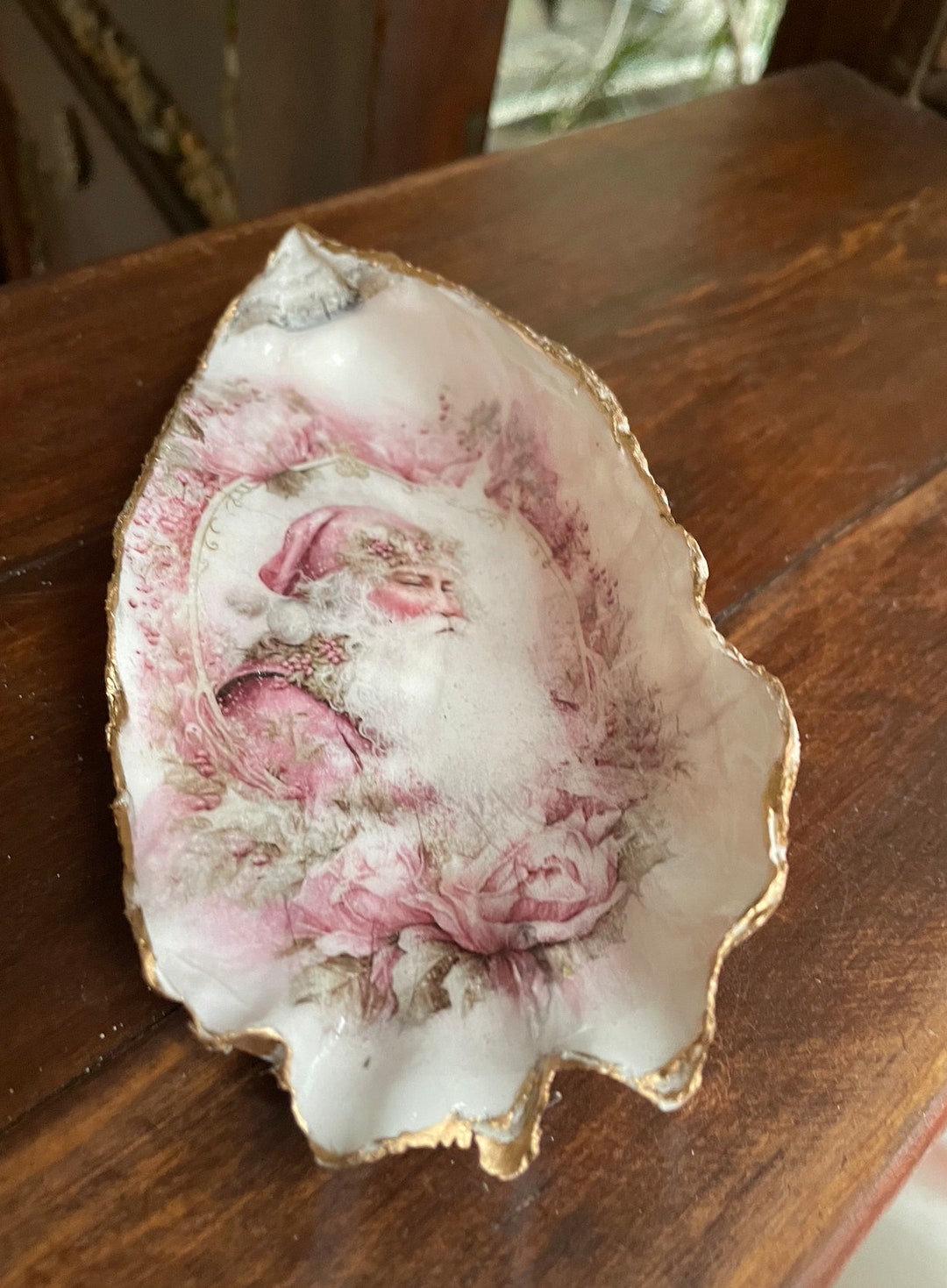 Pink Victorian Christmas Ornaments 