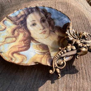 Venus, The Birth of Venus, Botticelli, Gift, Shell Art, Scallop Shell, Shell's Collection, Unique Gift, Mother's Day Gift ,Home Decor, Art, image 7