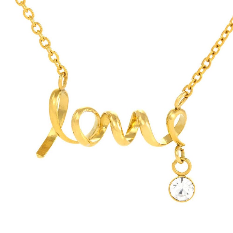 Valentine day gift for wife Scripted Love Necklace Valentine day Scripted Love Necklace Initial Together we are everything gift for wife