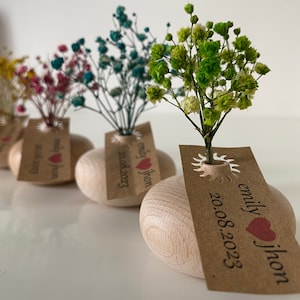 vase, 50pcs personalized wedding favors, wooden vase, wedding favors, bridal shower gifts, bulk wedding gifts