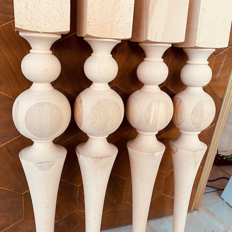 Wooden Dining Table Legs - Etsy