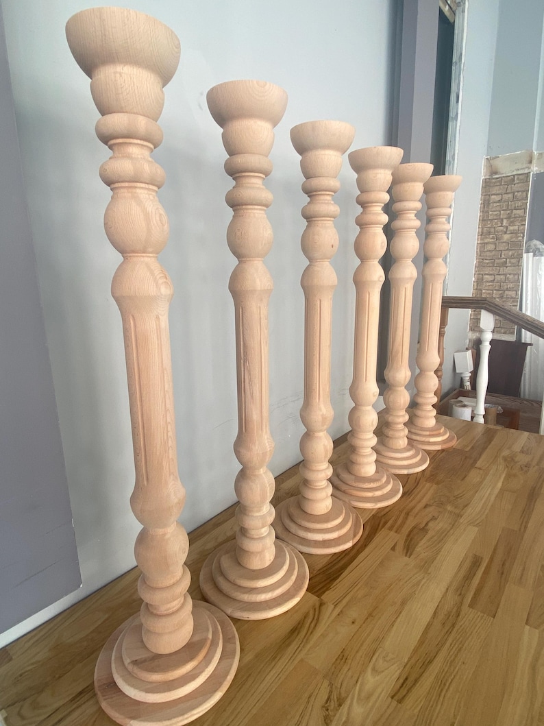 Funeral Candelabra, Large Candle Holders for Funeral, Large Wooden