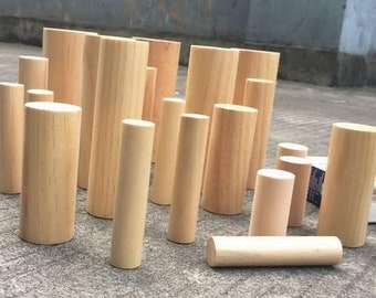 Montessori cylinder rods and cylinder legs are made in desired dimensions.