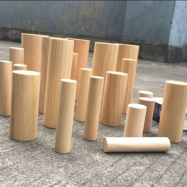 Montessori cylinder rods and cylinder legs are made in desired dimensions.