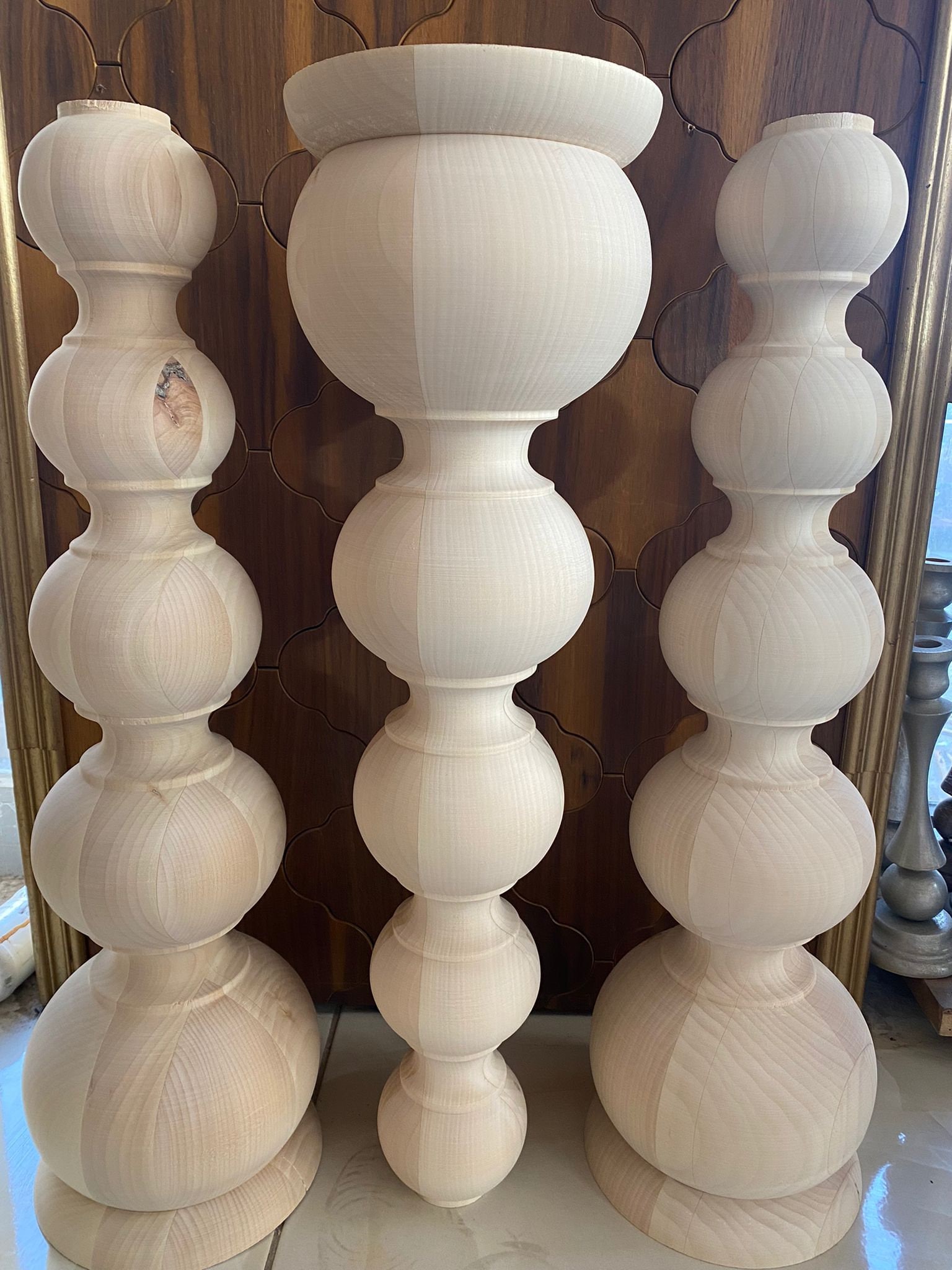 solid wood floor lamp, carrier lathe foot for floor lamp.